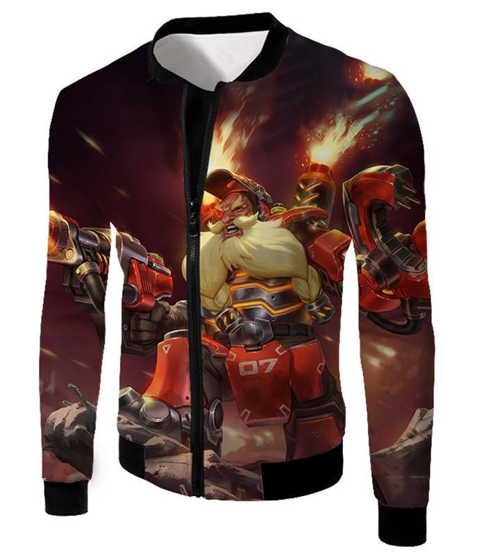 OtakuForm-OP T-Shirt Jacket / US XXS (Asian XS) Overwatch Defense Hero Torbjorn T-Shirt