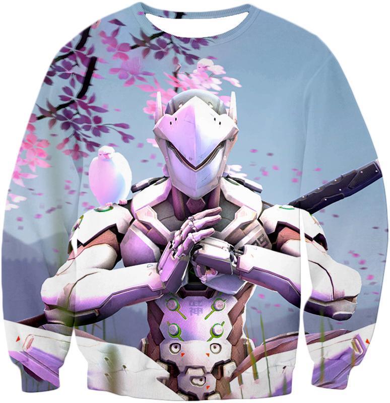 OtakuForm-OP Sweatshirt Sweatshirt / US XXS (Asian XS) Overwatch Fatal Ninja Cyborg Genji Sweatshirt - Overwatch Sweatshirt