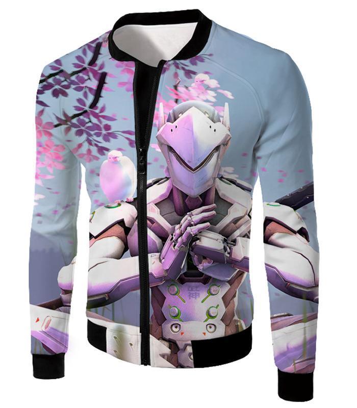 OtakuForm-OP Sweatshirt Jacket / US XXS (Asian XS) Overwatch Fatal Ninja Cyborg Genji Sweatshirt - Overwatch Sweatshirt
