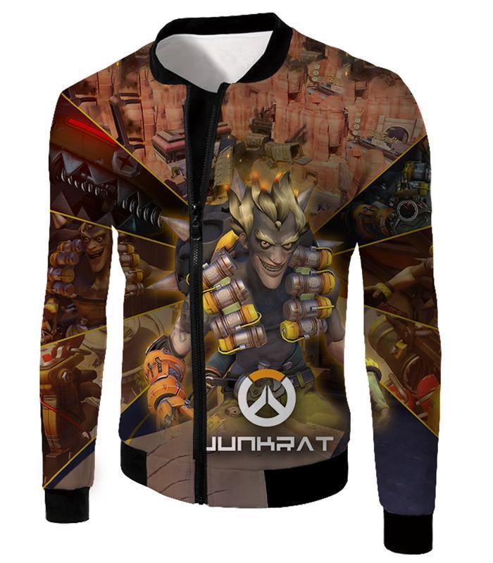 OtakuForm-OP T-Shirt Jacket / US XXS (Asian XS) Overwatch Game Defense Hero Junkrat T-Shirt