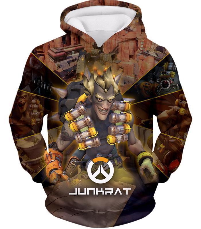 OtakuForm-OP T-Shirt Hoodie / US XXS (Asian XS) Overwatch Game Defense Hero Junkrat T-Shirt
