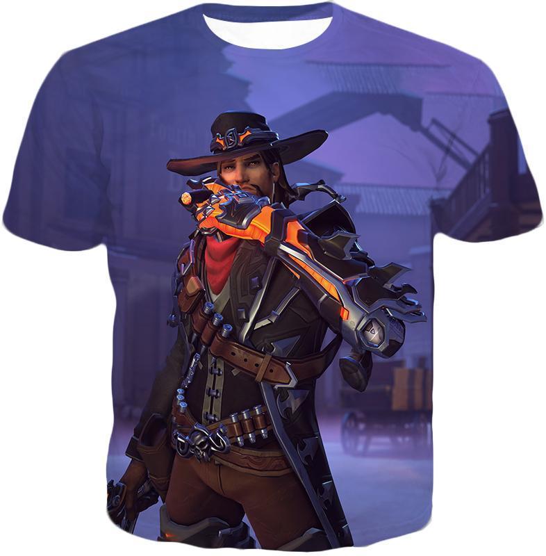 OtakuForm-OP T-Shirt T-Shirt / US XXS (Asian XS) Overwatch Gunslinger McCree T-Shirt - Overwatch T-Shirt