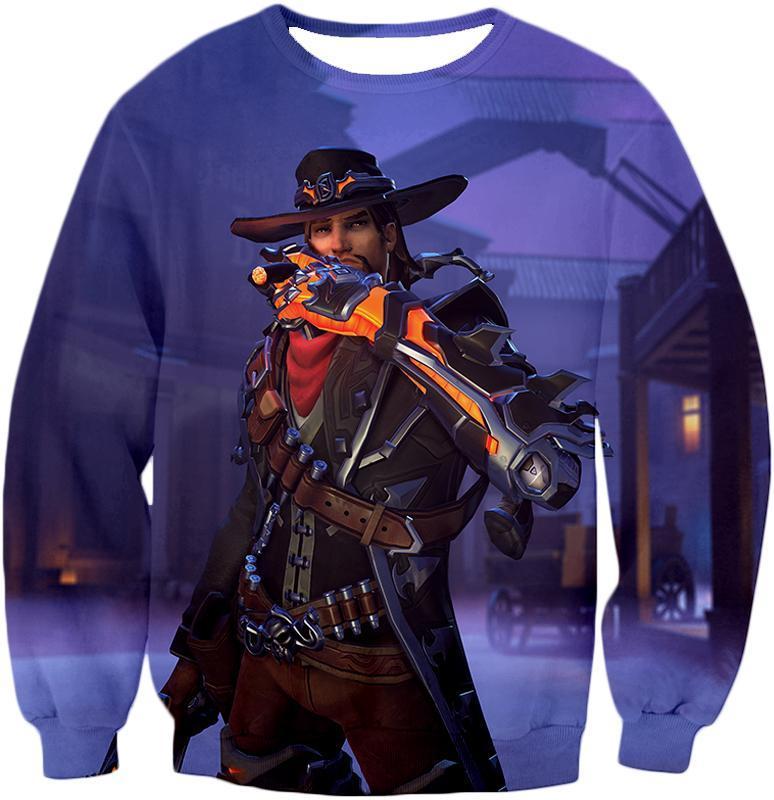 OtakuForm-OP T-Shirt Sweatshirt / US XXS (Asian XS) Overwatch Gunslinger McCree T-Shirt - Overwatch T-Shirt