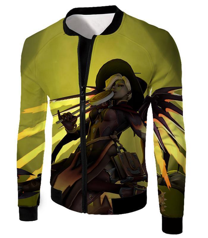 OtakuForm-OP T-Shirt Jacket / US XXS (Asian XS) Overwatch Halloween Skins Team Healer Mercy T-Shirt