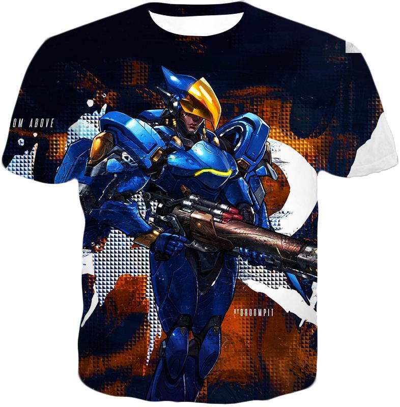 OtakuForm-OP T-Shirt T-Shirt / US XXS (Asian XS) Overwatch Helix International Security Chief Pharah T-Shirt - Overwatch T-Shirt
