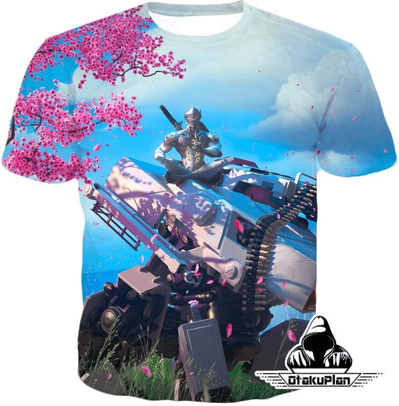 OtakuForm-OP T-Shirt T-Shirt / US XXS (Asian XS) Overwatch Highly Technical Cyborg Ninja Genji T-Shirt