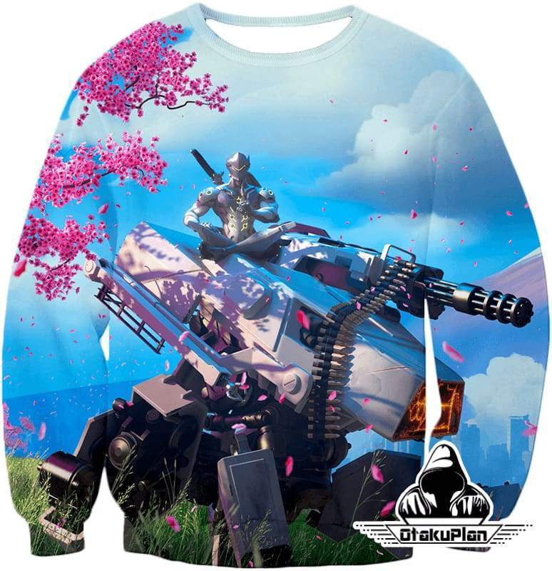 OtakuForm-OP T-Shirt Sweatshirt / US XXS (Asian XS) Overwatch Highly Technical Cyborg Ninja Genji T-Shirt