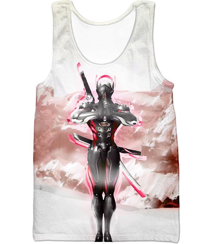 OtakuForm-OP T-Shirt Tank Top / US XXS (Asian XS) Overwatch Katana Wielder Deadly Ninja Cyborg Genji T-Shirt