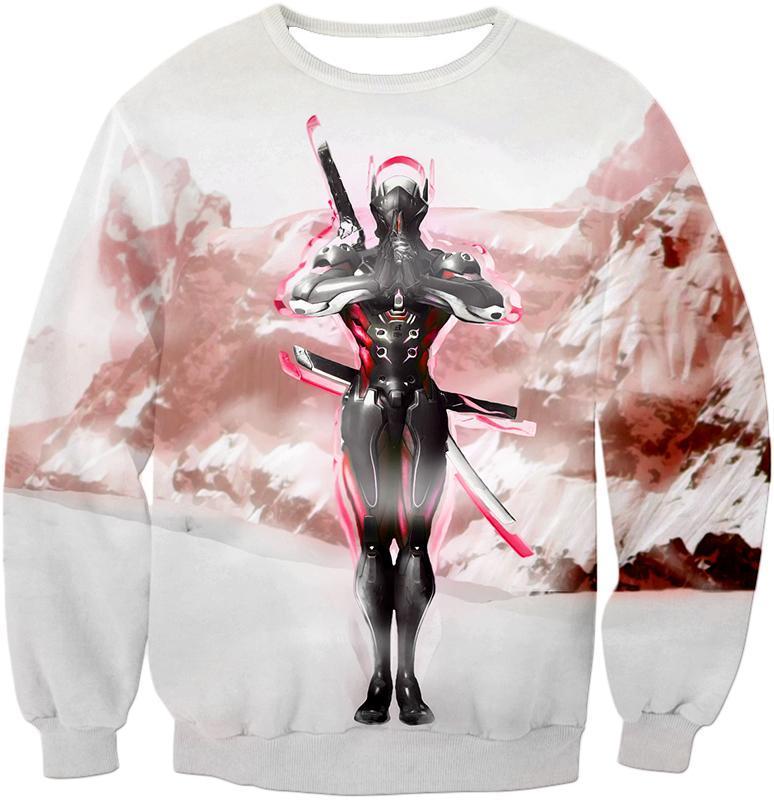 OtakuForm-OP T-Shirt Sweatshirt / US XXS (Asian XS) Overwatch Katana Wielder Deadly Ninja Cyborg Genji T-Shirt