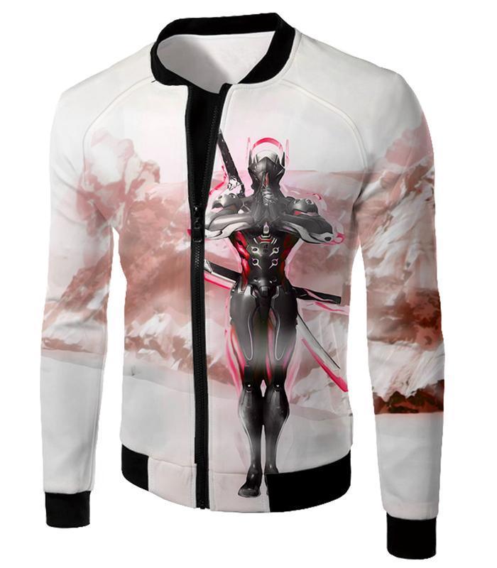 OtakuForm-OP T-Shirt Jacket / US XXS (Asian XS) Overwatch Katana Wielder Deadly Ninja Cyborg Genji T-Shirt