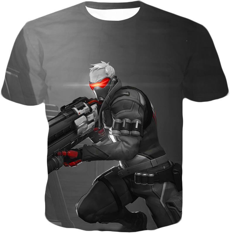 OtakuForm-OP T-Shirt T-Shirt / US XXS (Asian XS) Overwatch Mystery Fighter Soldier:76 T-Shirt