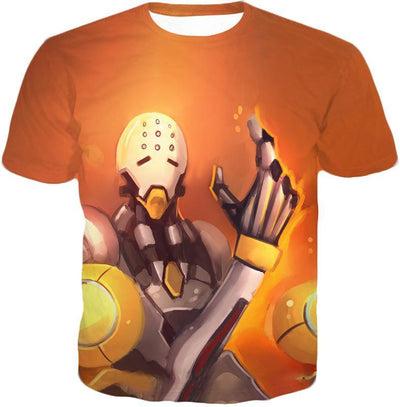OtakuForm-OP Hoodie T-Shirt / US XXS (Asian XS) Overwatch Omnic Guru Wandering Robot Tekhartha Zenyatta Hoodie