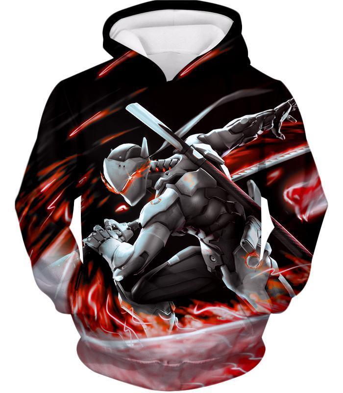 OtakuForm-OP T-Shirt Hoodie / US XXS (Asian XS) Overwatch Super Cool Cyborg Ninja Genji T-Shirt