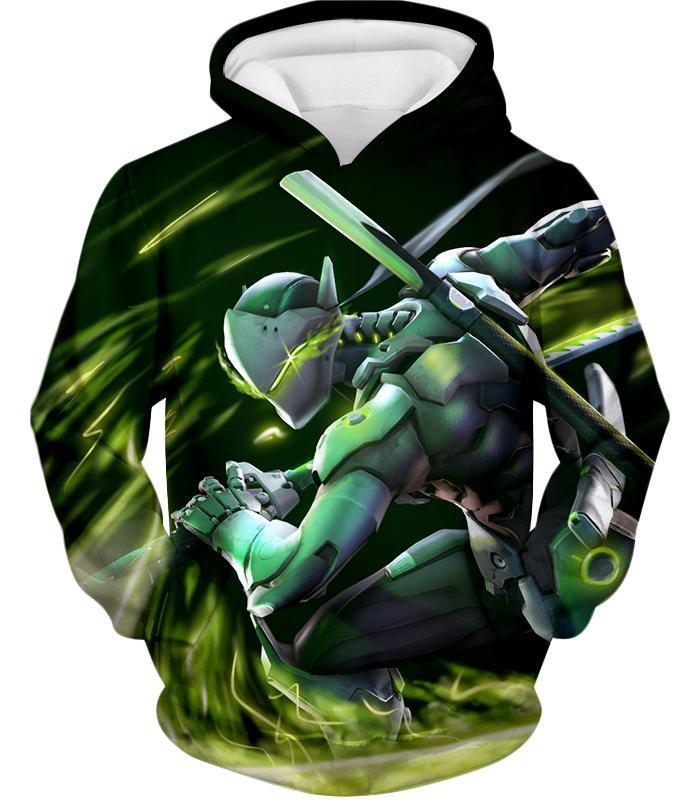 OtakuForm-OP T-Shirt Hoodie / US XXS (Asian XS) Overwatch Supercool Ninja Cyborg Genji T-Shirt