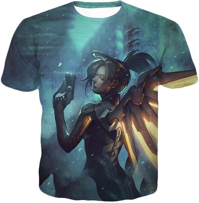 OtakuForm-OP T-Shirt T-Shirt / US XXS (Asian XS) Overwatch Support Hero Mercy T-Shirt - Overwatch T-Shirt
