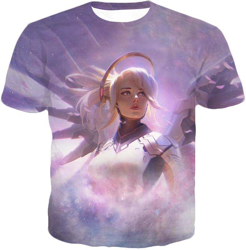 OtakuForm-OP T-Shirt T-Shirt / US XXS (Asian XS) Overwatch Team Support Healer Mercy T-Shirt