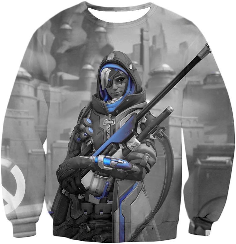 OtakuForm-OP T-Shirt Sweatshirt / US XXS (Asian XS) Overwatch Ultimate Sniper Support Hero Ana T-Shirt