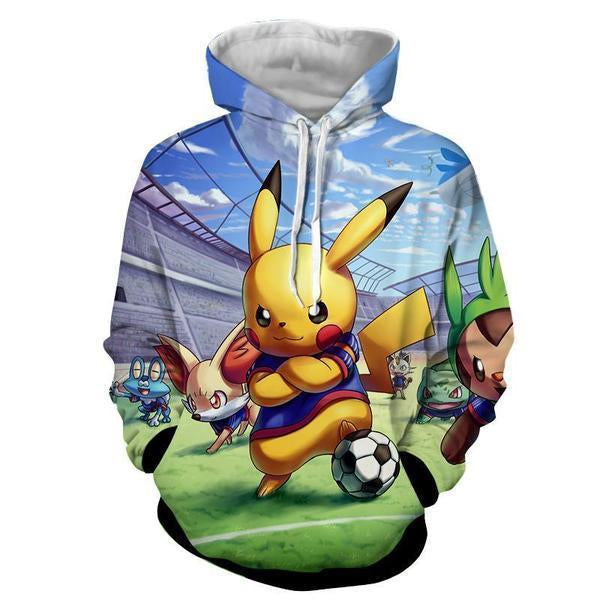 Pokemon Faction Pokemon hoodie <br> Pikachu Football