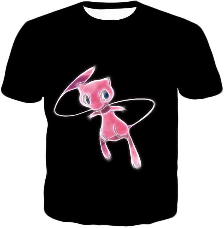 OtakuForm-OP T-Shirt T-Shirt / XXS Pokemon Legendary Psychic Pokemon Mew Black T-Shirt  - Pokemon T-Shirt