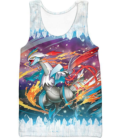 OtakuForm-OP T-Shirt Tank Top / XXS Pokemon Powerful Dragon Ice Type White Kyurem Super T-Shirt