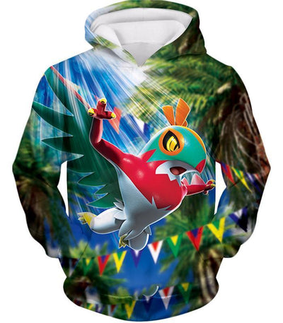 OtakuForm-OP T-Shirt Hoodie / XXS Pokemon T-Shirt - Pokemon Hawlucha Cool Graphic T-Shirt