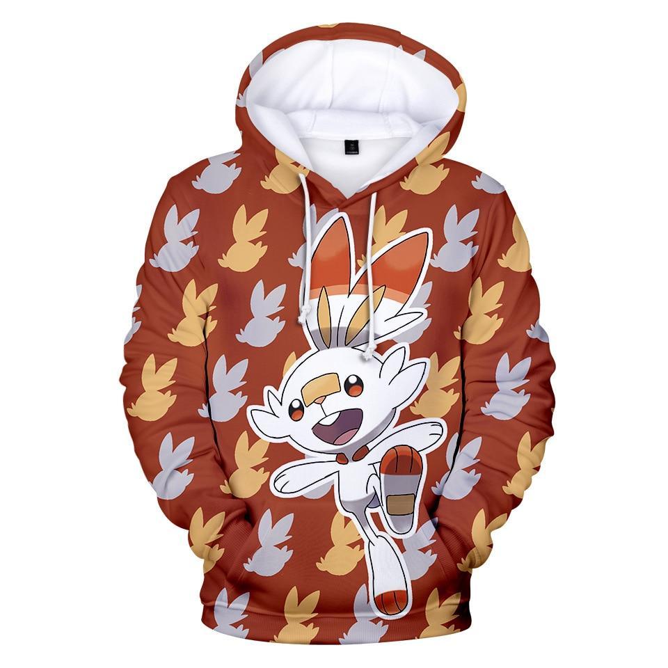 Pokemon Faction Scorbunny hoodie