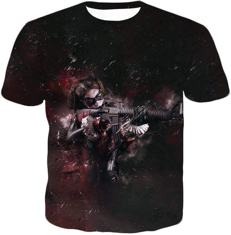 OtakuForm-OP T-Shirt T-Shirt / XXS Suicide Squads Harley Quinn Action HD Graphic T-Shirt