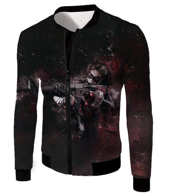 OtakuForm-OP T-Shirt Jacket / XXS Suicide Squads Harley Quinn Action HD Graphic T-Shirt