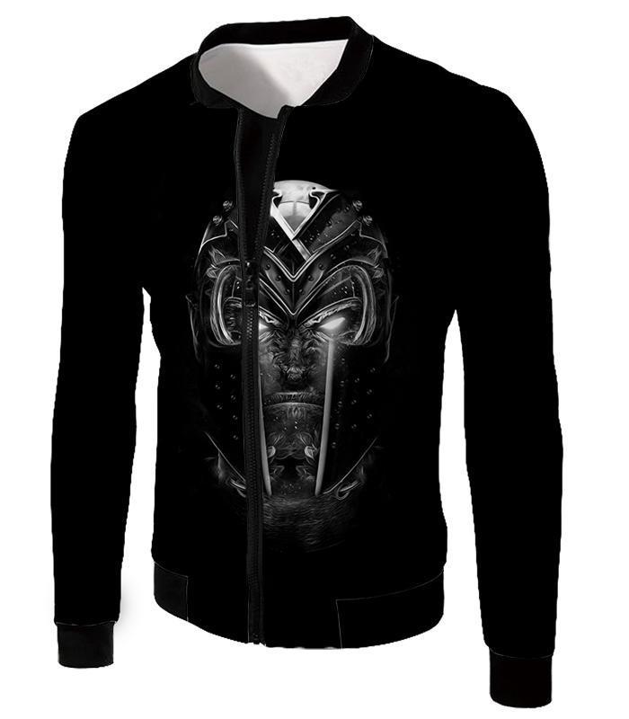 OtakuForm-OP Zip Up Hoodie Jacket / XXS Super Awesome Magneto HD Promo Black Zip Up Hoodie