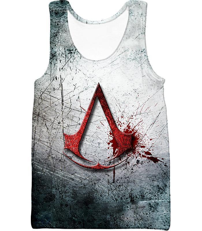 OtakuForm-OP T-Shirt Tank Top / XXS Super Cool Assassin's Creed Logo Promo Scratched Graphic T-Shirt