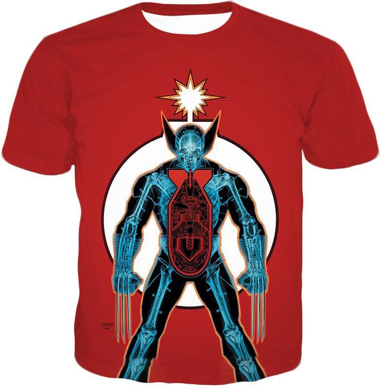 OtakuForm-OP Hoodie T-Shirt / XXS Super Wolverine Weapon X Project Awesome Red Hoodie