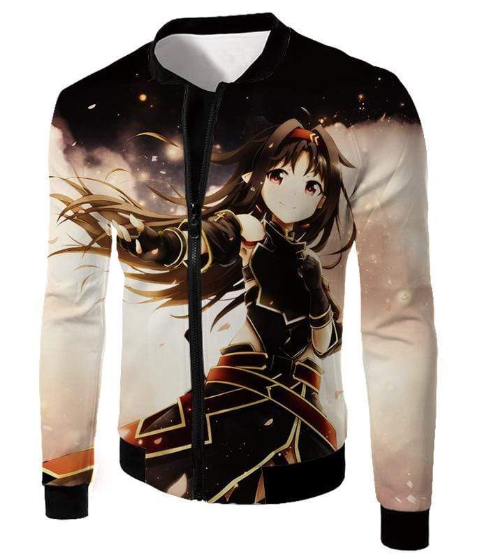 OtakuForm-OP Sweatshirt Jacket / XXS Sword Art Online Absolute Sword Konno Yuuki Awesome Cool Graphic Sweatshirt