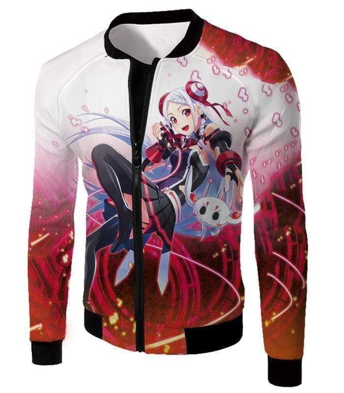 OtakuForm-OP Sweatshirt Jacket / XXS Sword Art Online Anime Girl Yuuna Shigemura Ultimate Graphic Promo Sweatshirt  - Sword Art Online Sweatshirt