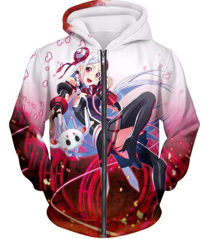 OtakuForm-OP Sweatshirt Zip Up Hoodie / XXS Sword Art Online Anime Girl Yuuna Shigemura Ultimate Graphic Promo Sweatshirt  - Sword Art Online Sweatshirt