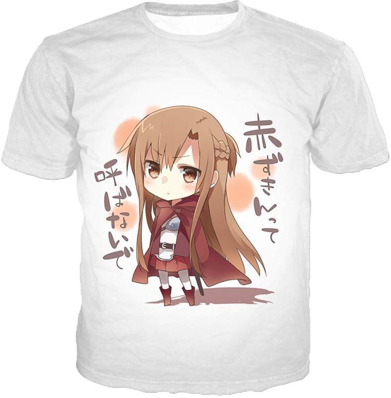 OtakuForm-OP T-Shirt T-Shirt / XXS Sword Art Online Asuna Avatar Meme Cool White T-Shirt  - Sword Art Online T-Shirt