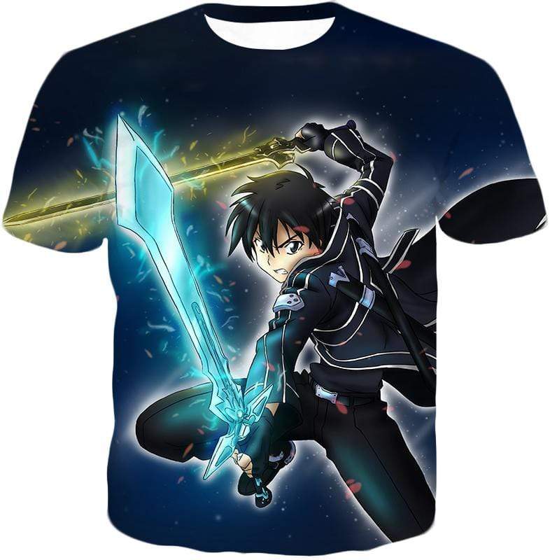 OtakuForm-OP Hoodie T-Shirt / XXS Sword Art Online Awesome Kirito Swordplay Action Graphic Hoodie - Sword Art OnlineHoodie