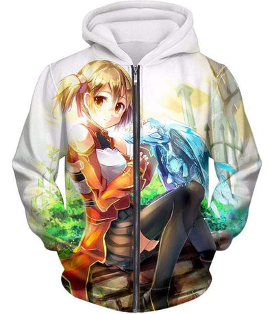 OtakuForm-OP Sweatshirt Zip Up Hoodie / XXS Sword Art Online Ayana Keiko aka Silica Cool Sweatshirt - SAO Merch Sweater