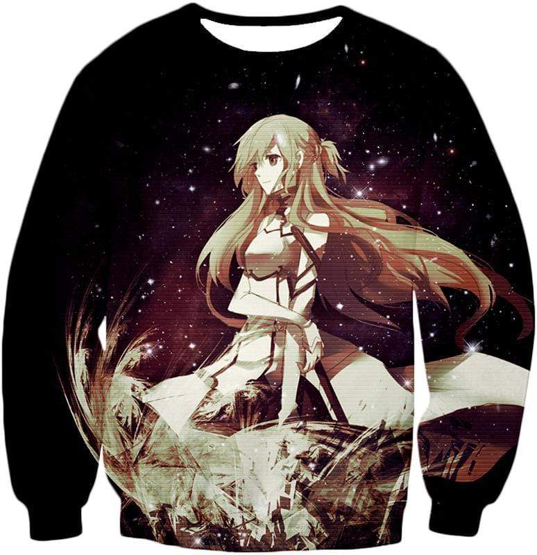 OtakuForm-OP Sweatshirt Sweatshirt / XXS Sword Art Online Beautiful Blonde Asuna Yuuki Cute Avatar Awesome Graphic Sweatshirt - Sword Art Online Sweater