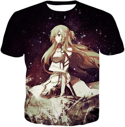 OtakuForm-OP T-Shirt T-Shirt / XXS Sword Art Online Beautiful Blonde Asuna Yuuki Cute Avatar Awesome Graphic T-Shirt - Sword Art Online T-Shirt