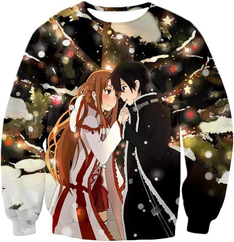 OtakuForm-OP Sweatshirt Sweatshirt / XXS Sword Art Online Cutest Anime Couple Kirito and Asuna Awesome Anime Sweatshirt