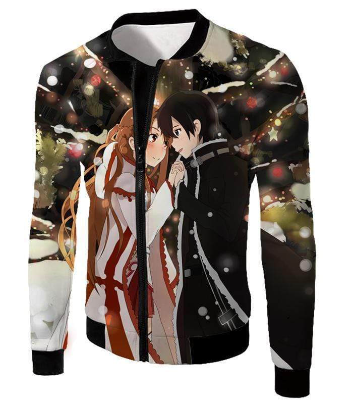 OtakuForm-OP Sweatshirt Jacket / XXS Sword Art Online Cutest Anime Couple Kirito and Asuna Awesome Anime Sweatshirt