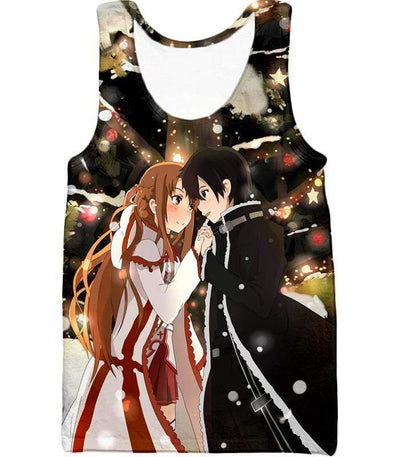 OtakuForm-OP T-Shirt Tank Top / XXS Sword Art Online Cutest Anime Couple Kirito and Asuna Awesome Anime T-Shirt