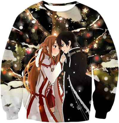 OtakuForm-OP T-Shirt Sweatshirt / XXS Sword Art Online Cutest Anime Couple Kirito and Asuna Awesome Anime T-Shirt