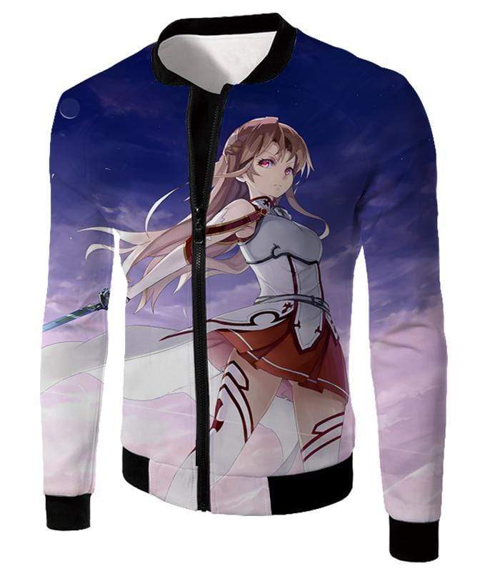 OtakuForm-OP Sweatshirt Jacket / XXS Sword Art Online Extremely Talented Swordsman Asuna Action Sweatshirt