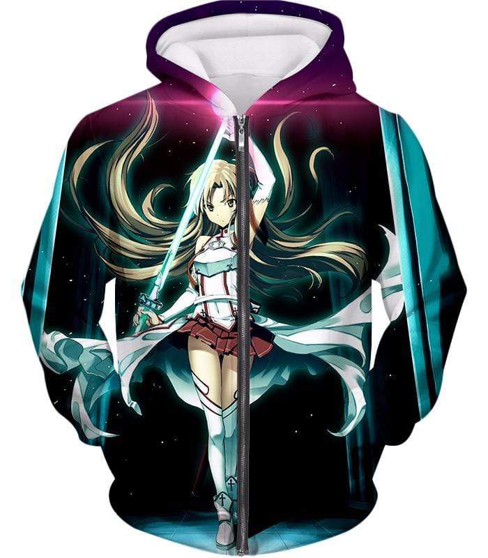 OtakuForm-OP Sweatshirt Zip Up Hoodie / XXS Sword Art Online Skilled Swordsman Yuuki Asuna Sweatshirt  - Sword Art Online Sweatshirt
