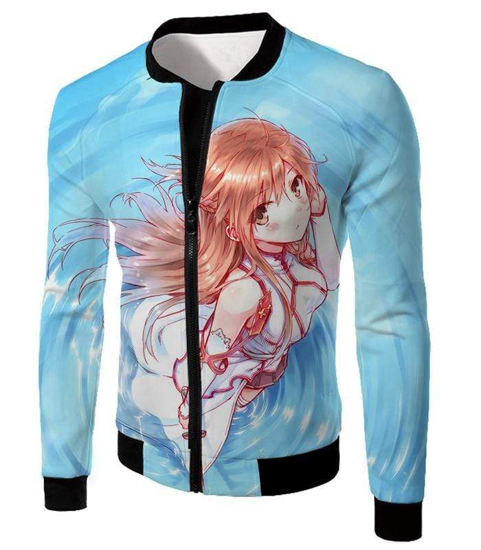 OtakuForm-OP Sweatshirt Jacket / XXS Sword Art Online Super Cute Asuna Blue Sweatshirt - Sword Art OnlineSweater