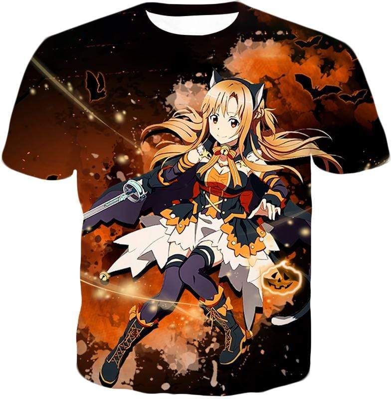 OtakuForm-OP T-Shirt T-Shirt / XXS Sword Art Online Super Cute Character Yuuki Asuna Awesome Anime Graphic T-Shirt - Sword Art Online T-Shirt