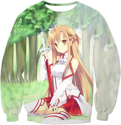 OtakuForm-OP Sweatshirt Sweatshirt / XXS Sword Art Online Super Cute Player Asuna Sweatshirt - SAO Merch Sweater