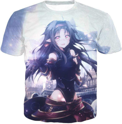 OtakuForm-OP T-Shirt T-Shirt / XXS Sword Art Online Super Cute Yuuki Konno Anime Graphic T-Shirt - SAO Merch T-Shirt