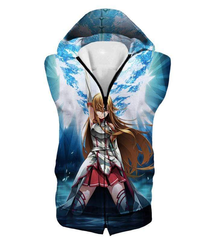 OtakuForm-OP Sweatshirt Hooded Tank Top / XXS Sword Art Online Surviving Online Extreme Beauty Yuuki Asuna Sweatshirt  - Sword Art Online Sweatshirt